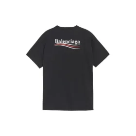 Pánské tričko Balenciaga s potiskem, krátký rukáv, černé 570803TAV441000