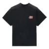 Pánské tričko Balenciaga SS21 Flame Retro s krátkým rukávem, černé, 656978TKV701076