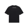 Pánské tričko Balenciaga SS21 Love s krátkým rukávem, černé, 612966TJVL51070