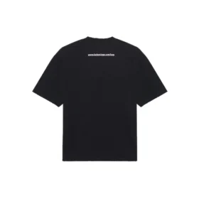 Pánské tričko Balenciaga SS21 Love s krátkým rukávem, černé, 612966TJVL51070