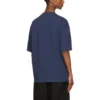Pánské tričko Balenciaga SS21 Retro s krátkým rukávem, modré 612966TJV874866