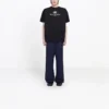 Pánské tričko Balenciaga SS21 s logem „B Alphabet“ a vzorem, krátký rukáv, černé 570803TFV761000