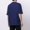 Pánské tričko Balenciaga SS21 s potiskem loga a písmen, krátký rukáv, modré, 612966TIV545400