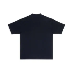 Pánské tričko Balenciaga SS21 s potiskem loga, krátký rukáv, černé 612966TIV541070