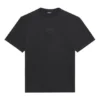 Pánské tričko Balenciaga SS21 s potiskem loga, volný střih, kulatý výstřih, krátký rukáv, černé 641675TKV711069