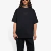 Pánské tričko Balenciaga SS21 s potiskem loga, volný střih, kulatý výstřih, krátký rukáv, černé 641675TKV711069