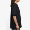 Pánské tričko Balenciaga SS21 s vyšívaným logem, krátký rukáv, černé 641675TKV861070
