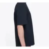 Pánské tričko Balenciaga Top Model Retro Knit, úzký střih, krátký rukáv, černé 612966TIV821000