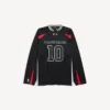 Pánské tričko s dlouhým rukávem Balenciaga | NBA Collaboration v černé/vícebarevné barvě