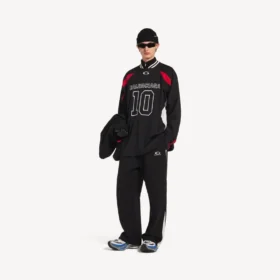 Pánské tričko s dlouhým rukávem Balenciaga | NBA Collaboration v černé/vícebarevné barvě