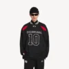 Pánské tričko s dlouhým rukávem Balenciaga | NBA Collaboration v černé/vícebarevné barvě