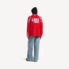 Pánské tričko s dlouhým rukávem v oversized střihu z kolekce Balenciaga | NBA v červené/vícebarevné barvě