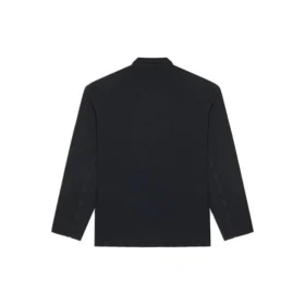 Pánská velká pletená bunda Balenciaga FW21 v retro stylu, černá 662388TAV041000