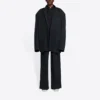 Pánská velká pletená bunda Balenciaga FW21 v retro stylu, černá 662388TAV041000