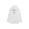 Pánské volné bílé tričko Balenciaga FW21 s potiskem písmen abecedy 662424TKVF89085