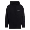 Pánské volnočasové mikiny s kapucí Balenciaga z čisté bavlny, černé 570811TJV851070