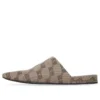 Pohodlné pantofle BB Monogram „Beige Brown“ 653879W2I103020