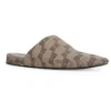Pohodlné pantofle BB Monogram „Beige Brown“ 653879W2I103020