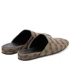 Pohodlné pantofle „BB Monogram Brown“ 636605W2I103020