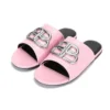 Pohodlné pantofle BB „Pink Black“ 629537WA9D35681