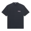 Political Campaign Tričko s politickým motivem, volný střih „Washed Black“ 641675TKVJ19034