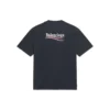 Political Campaign Tričko s politickým motivem, volný střih „Washed Black“ 641675TKVJ19034