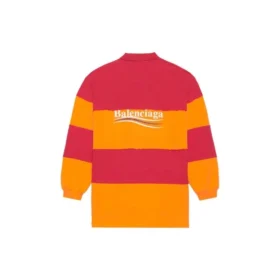 Polokošile s dlouhým rukávem a prořezaným střihem „Raspberry Fluo Orange“ 657073TKVA56667