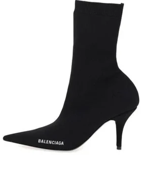 Ponožkové kozačky s logem „Black“ 616246W18021090