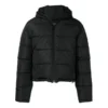 Péřová bunda s malým logem „Black“ 556231TYD331000