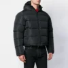 Péřová bunda s malým logem „Black“ 556231TYD331000