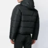 Péřová bunda s malým logem „Black“ 556231TYD331000