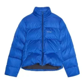 Péřová bunda s malým potiskem loga „Blue“ 556231TYD334210