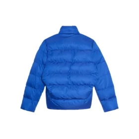 Péřová bunda s malým potiskem loga „Blue“ 556231TYD334210