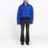 Péřová bunda s malým potiskem loga „Blue“ 556231TYD334210