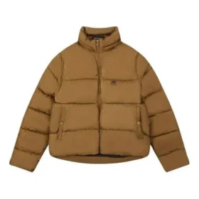 Propletená bundy BB Puffer „Brown“ 595224TG0262365