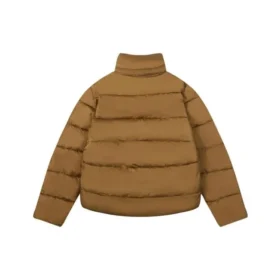 Propletená bundy BB Puffer „Brown“ 595224TG0262365
