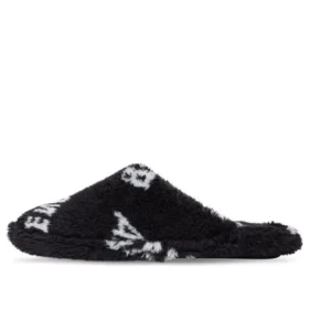 Párové pantofle „Allover Logo – Black“ 699675W2B411090