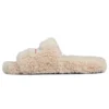 Párové pantofle s kožešinou „Beige“ 654261W2DO19796