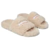 Párové pantofle s kožešinou „Beige“ 654261W2DO19796