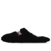 Párové pantofle s kožešinou „Black“ 694799W2DO11096