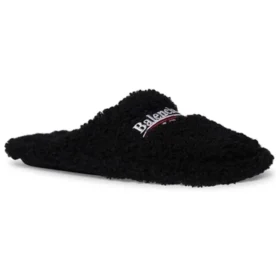Párové pantofle s kožešinou „Black“ 694799W2DO11096