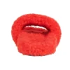 Párové pantofle s kožešinou „Red“ 654261W2DO16596