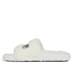 Párové pantofle s kožešinou „White“ 654261W2DO19906