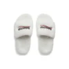 Párové pantofle s kožešinou „White“ 654261W2DO19906