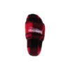 Párové pantofle s umělou kožešinou „Fake Fur Red Black“ 654261W2F21