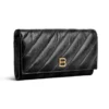 Prošívaná peněženka na řetízku Crush „Black“ 781723210J11000