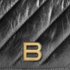 Prošívaná peněženka na řetízku Crush „Black“ 781723210J11000