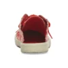 Párské pantofle „Red Destroyed Cotton and White Rubber“ 693952W3RC36090