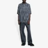 Pruhovaná košile „Balenciaga Jeans“ „šedá černá“ 647354TKL321269