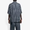 Pruhovaná košile „Balenciaga Jeans“ „šedá černá“ 647354TKL321269